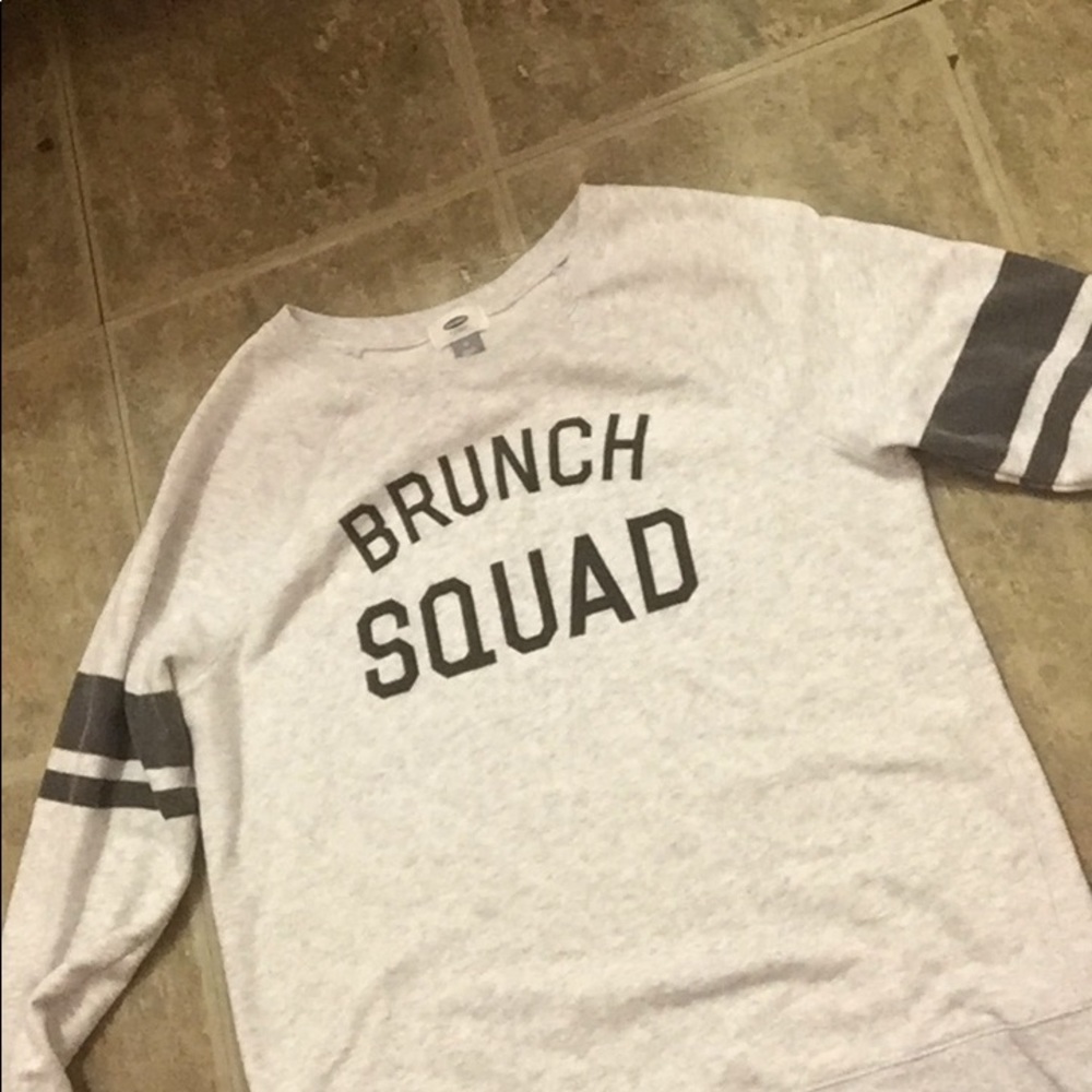 brunch squad thermal sweatshirt